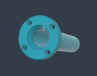 Chamfered port (easier to print)