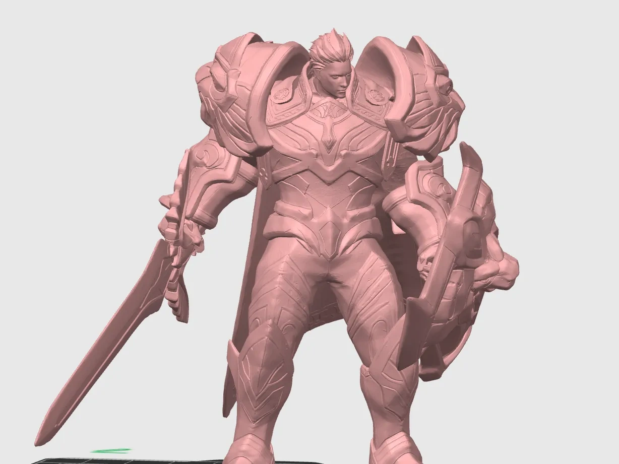 Miniatura 1 do modelo 3D 王者荣耀-亚瑟-10cmFDM优化