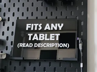 Ikea Skadis Universal Tablet Mount (read descr!)