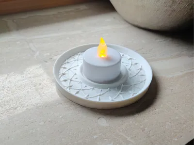 Minimalist Geometric Tea Light Holder