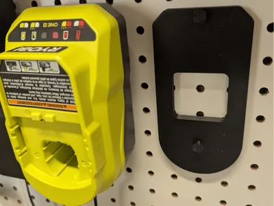 Sy's peglock holder for Ryobi charger model PCG002