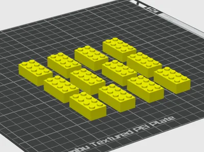 12 bricks 3 color 2:8