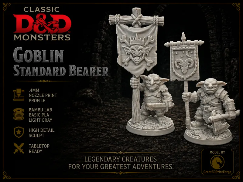 Goblin Standard Bearer - Classic D&D Monsters
