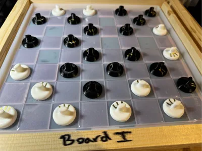Chess Board Square Fields Anti Warping Magnets