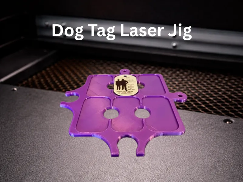 Dog Tag Laser Jig