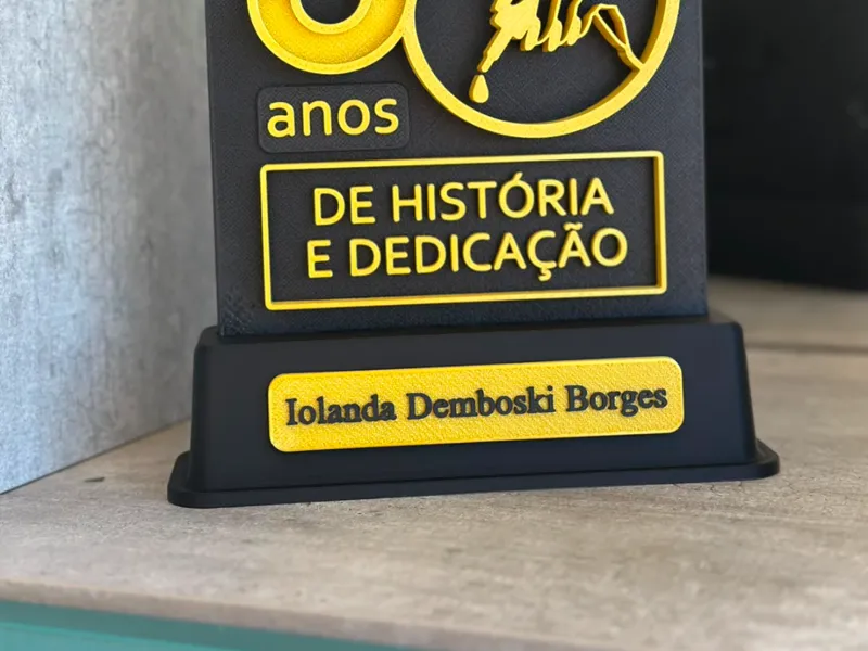 Trophy Base - Rectangular V2 Rounded Corners