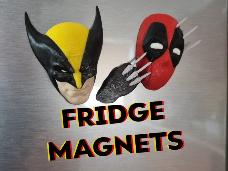 Deadpool & Wolverine Frigde Magnets