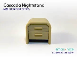 Cascada Nightstand - Mini Furniture