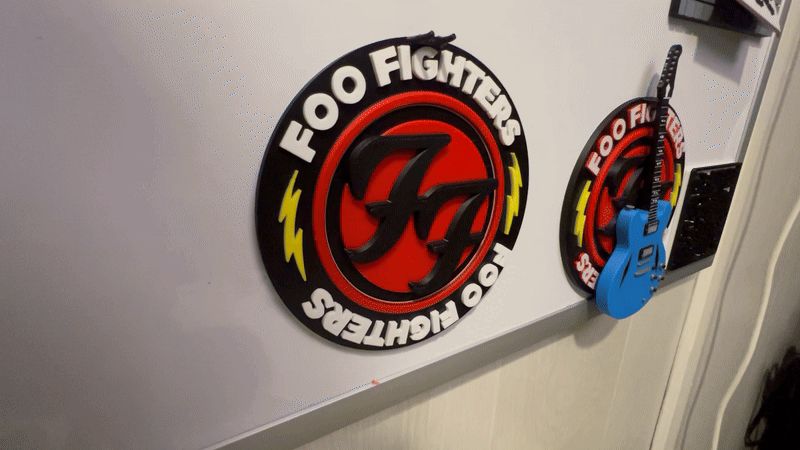 Foo Fighters Themed Sticker/Magnet
