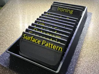 Surface Pattern & Ironing Pattern Swatches