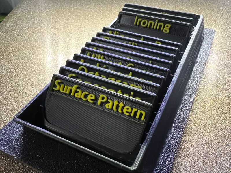 Surface Pattern & Ironing Pattern Swatches