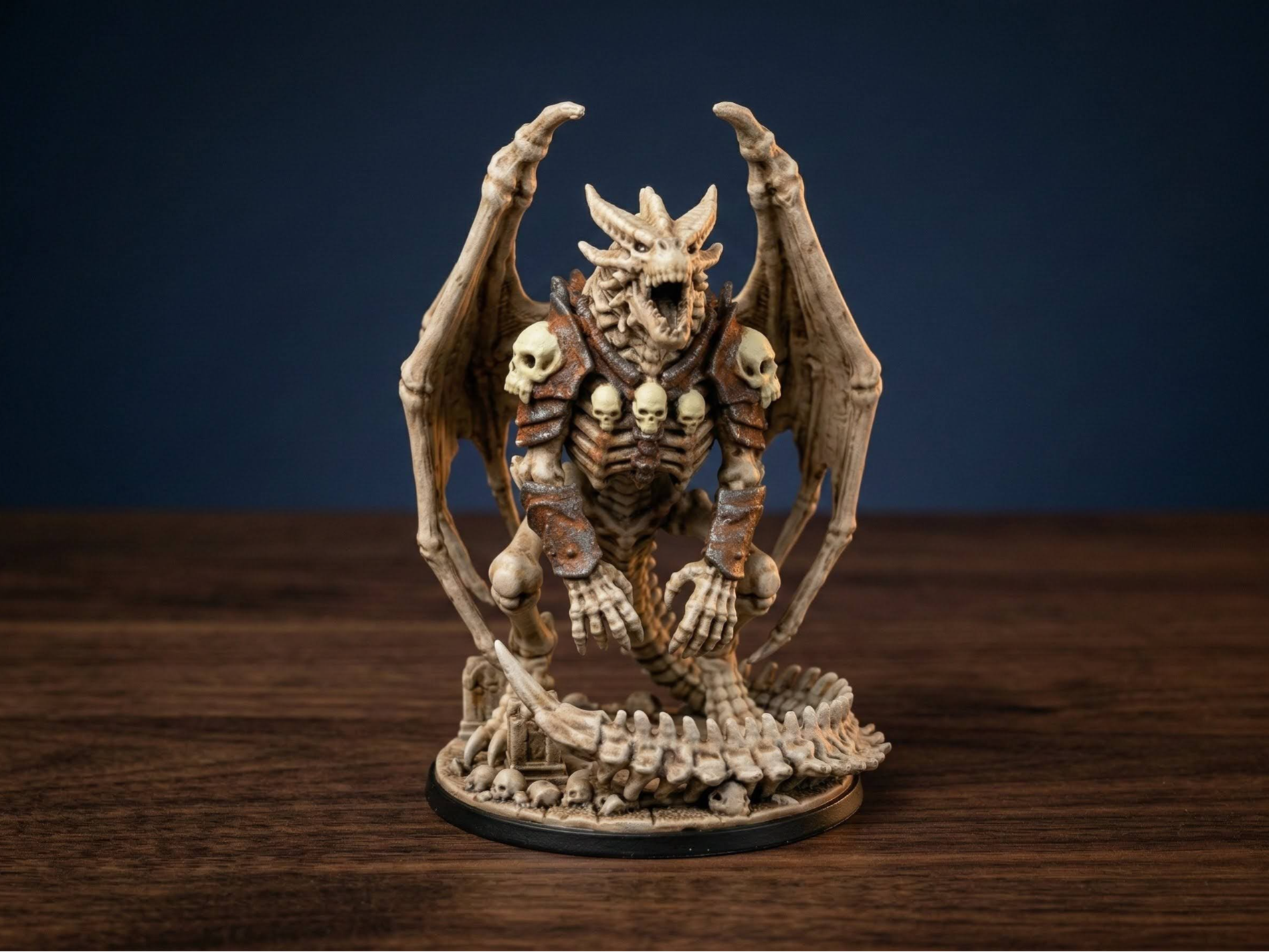 Bone Dragon - Undead Dracolich Tabletop Model