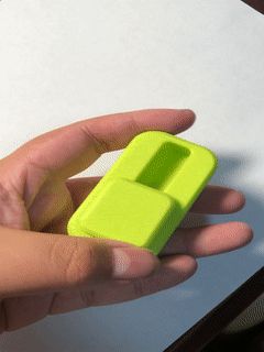fidget slider - No magnets