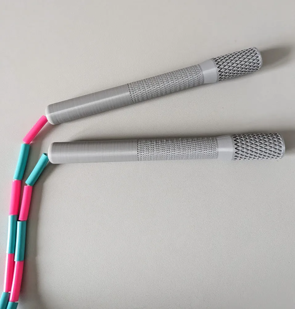 Jump Rope handle (206 mm) by printlord1337 MakerWorld