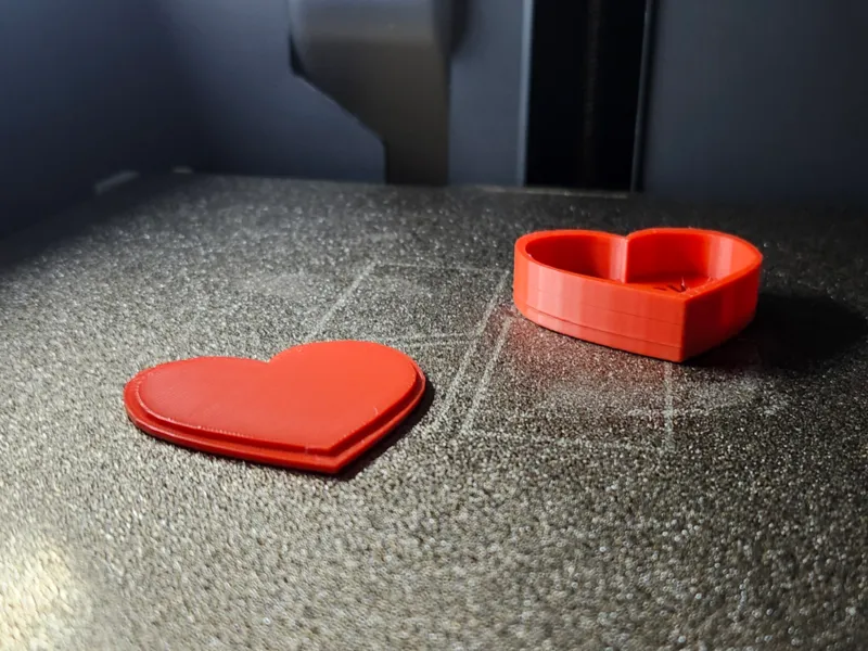 Heart Box with snap fit lid 2 " & 3" versions