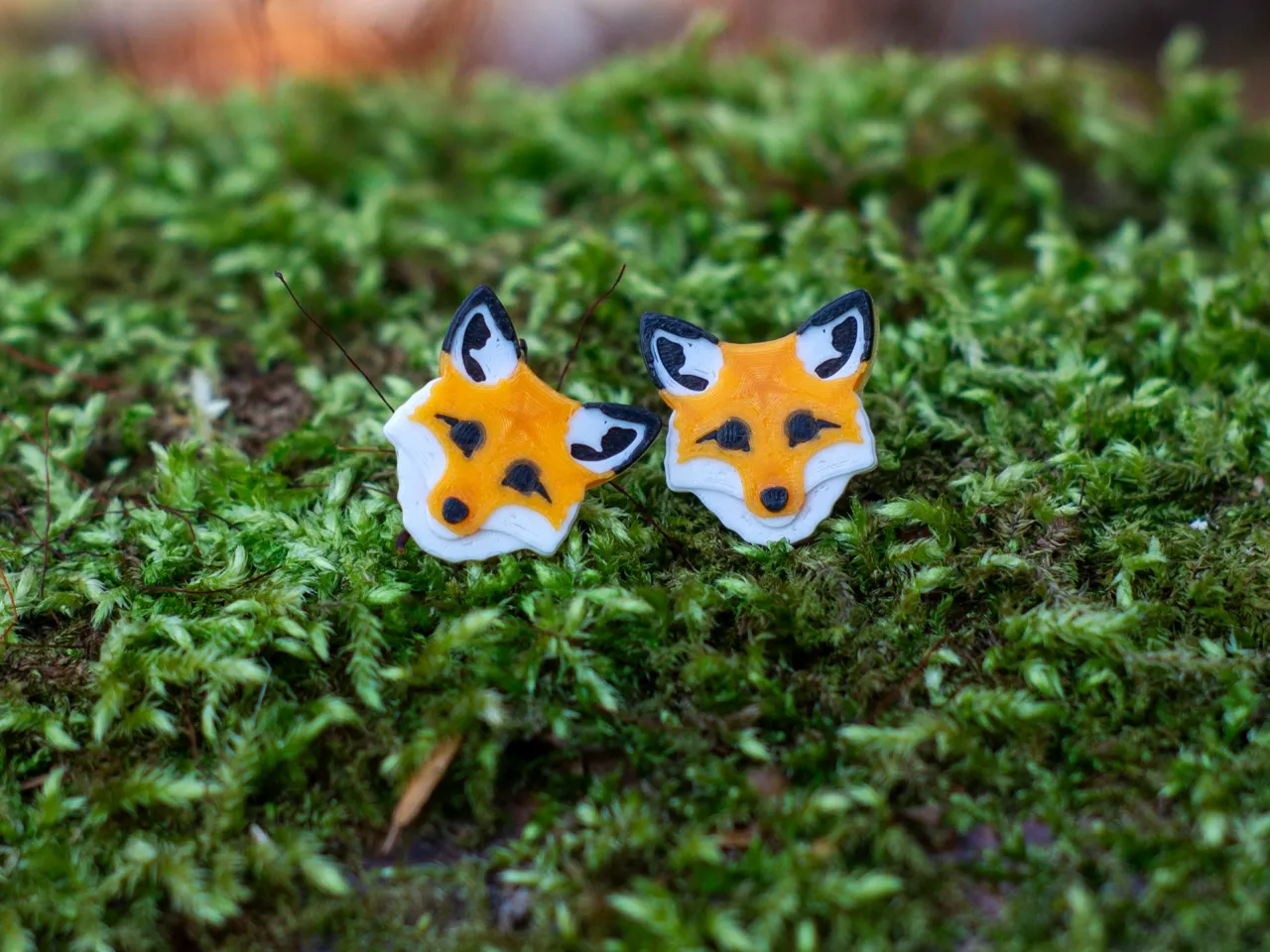 Fox Stud Earring view 2