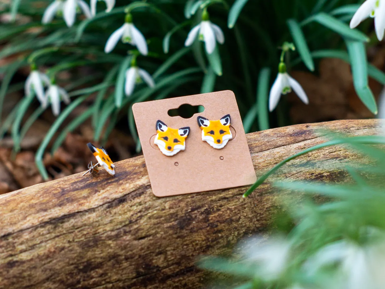 Fox Stud Earring view 3