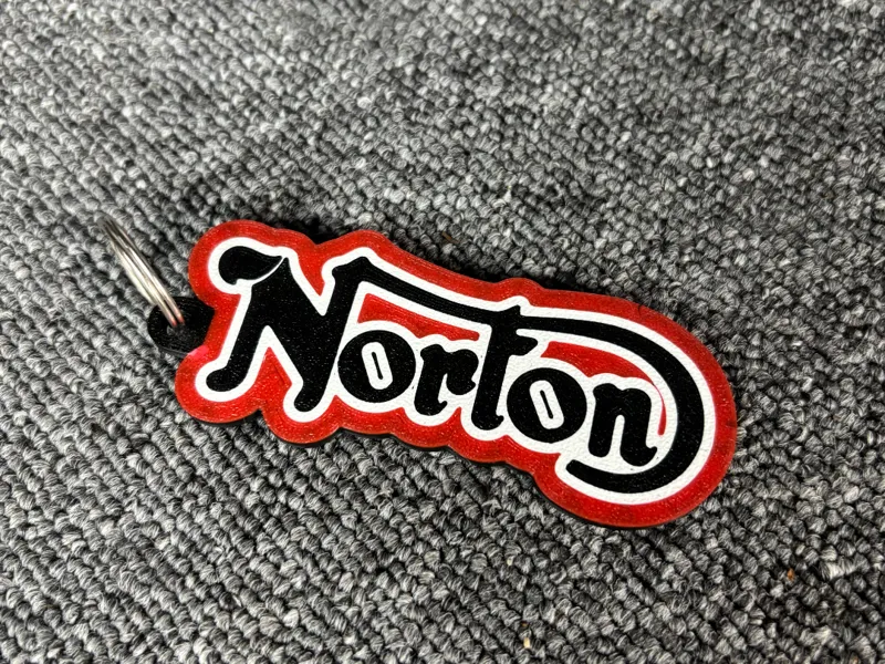 Norton Keychain Motorcycle