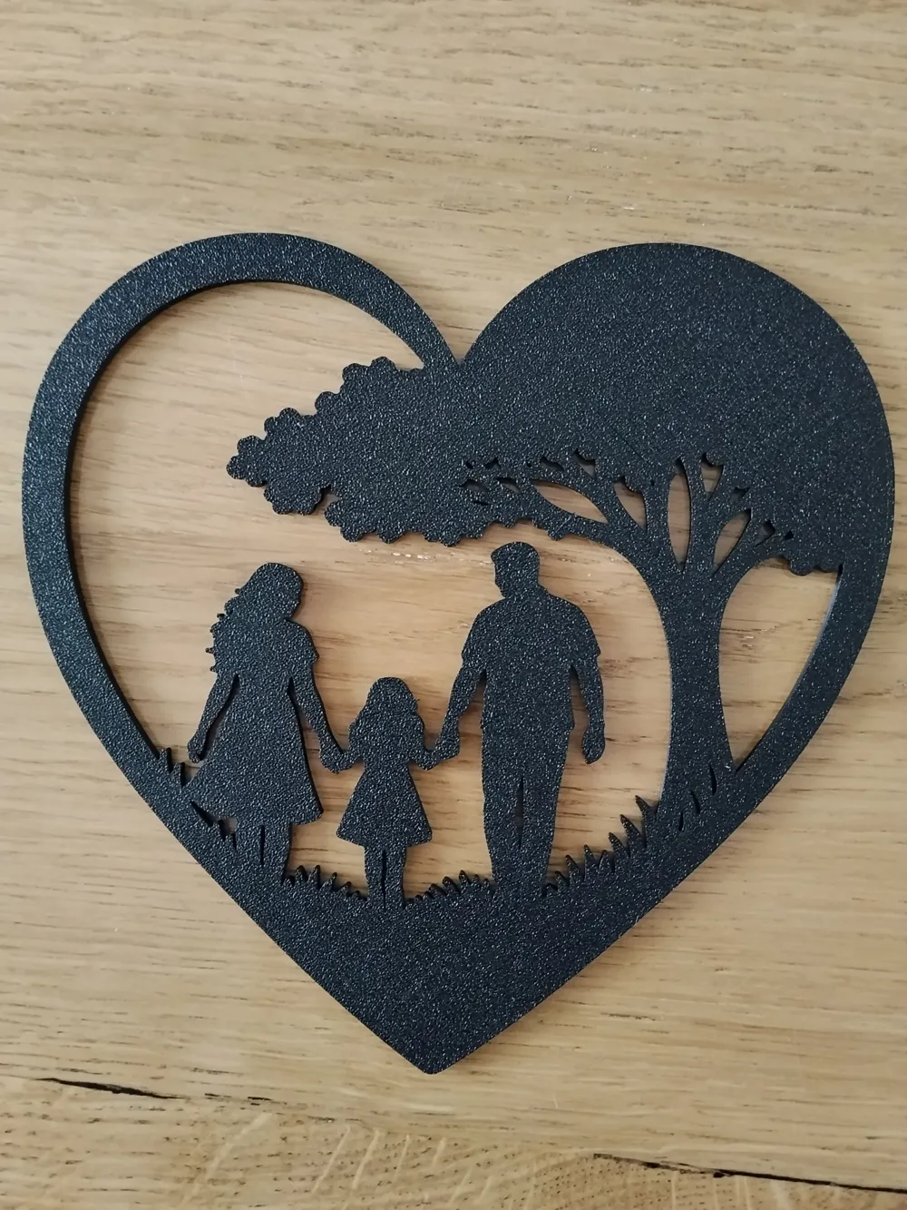 Family Heart Wall Decor - Free 3D Print Model - MakerWorld