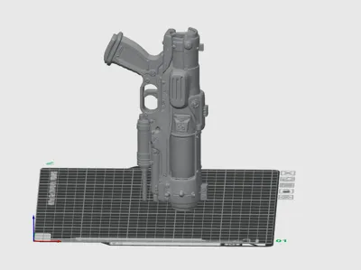 Futuristic Sci-Fi Blaster Prop – Modular Design