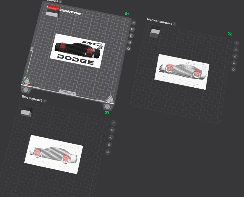 Dodge Hellcat Layered Model - Free 3D Print Model - MakerWorld