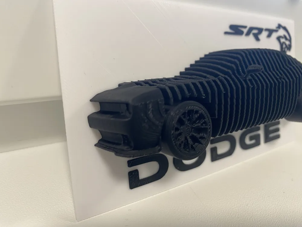 Dodge Hellcat Layered Model - Free 3D Print Model - MakerWorld