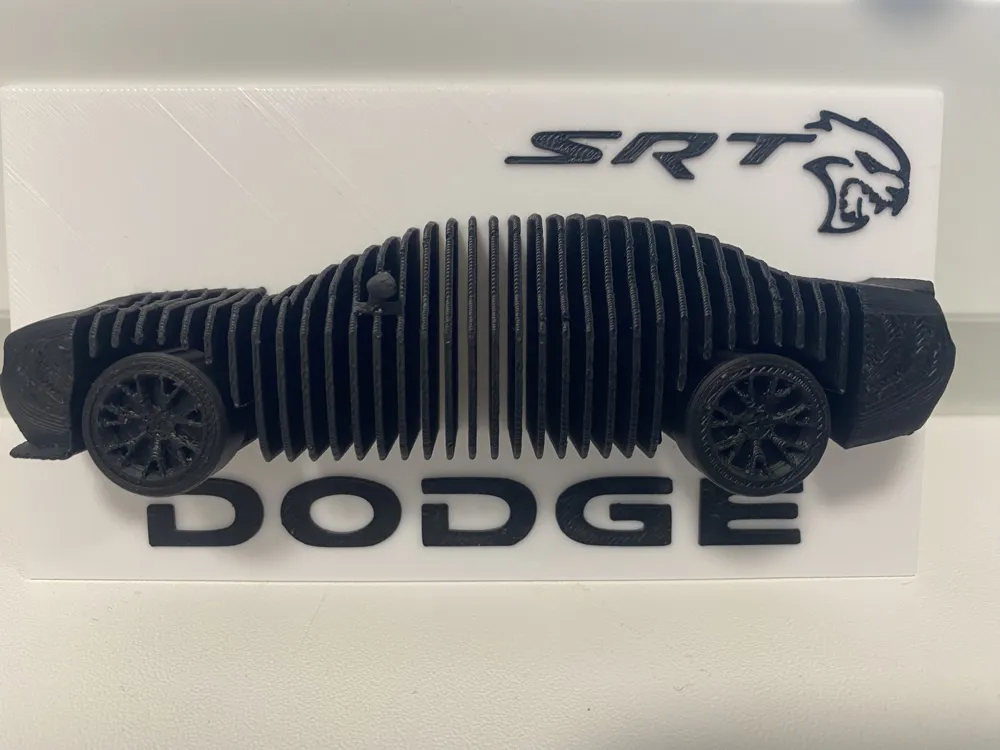 Dodge Hellcat Layered Model - Free 3D Print Model - MakerWorld