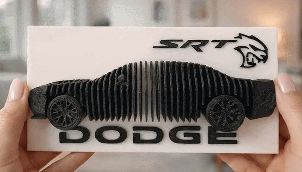 Dodge Hellcat Layered Model - Free 3D Print Model - MakerWorld