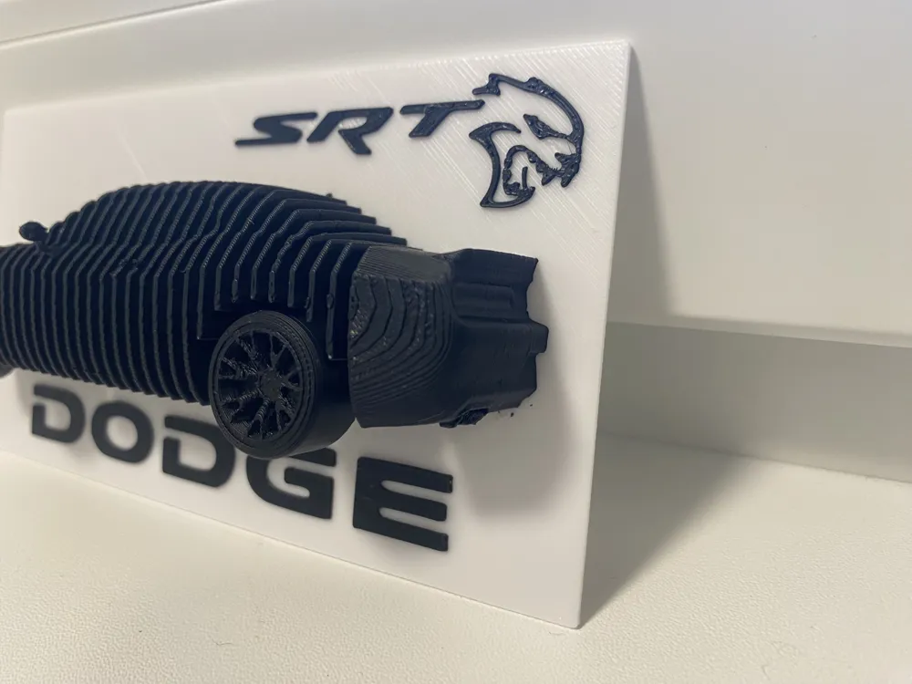 Dodge Hellcat Layered Model - Free 3D Print Model - MakerWorld