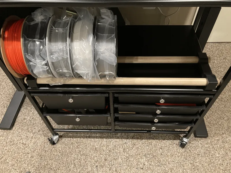 Dowel Rod Filament Rack