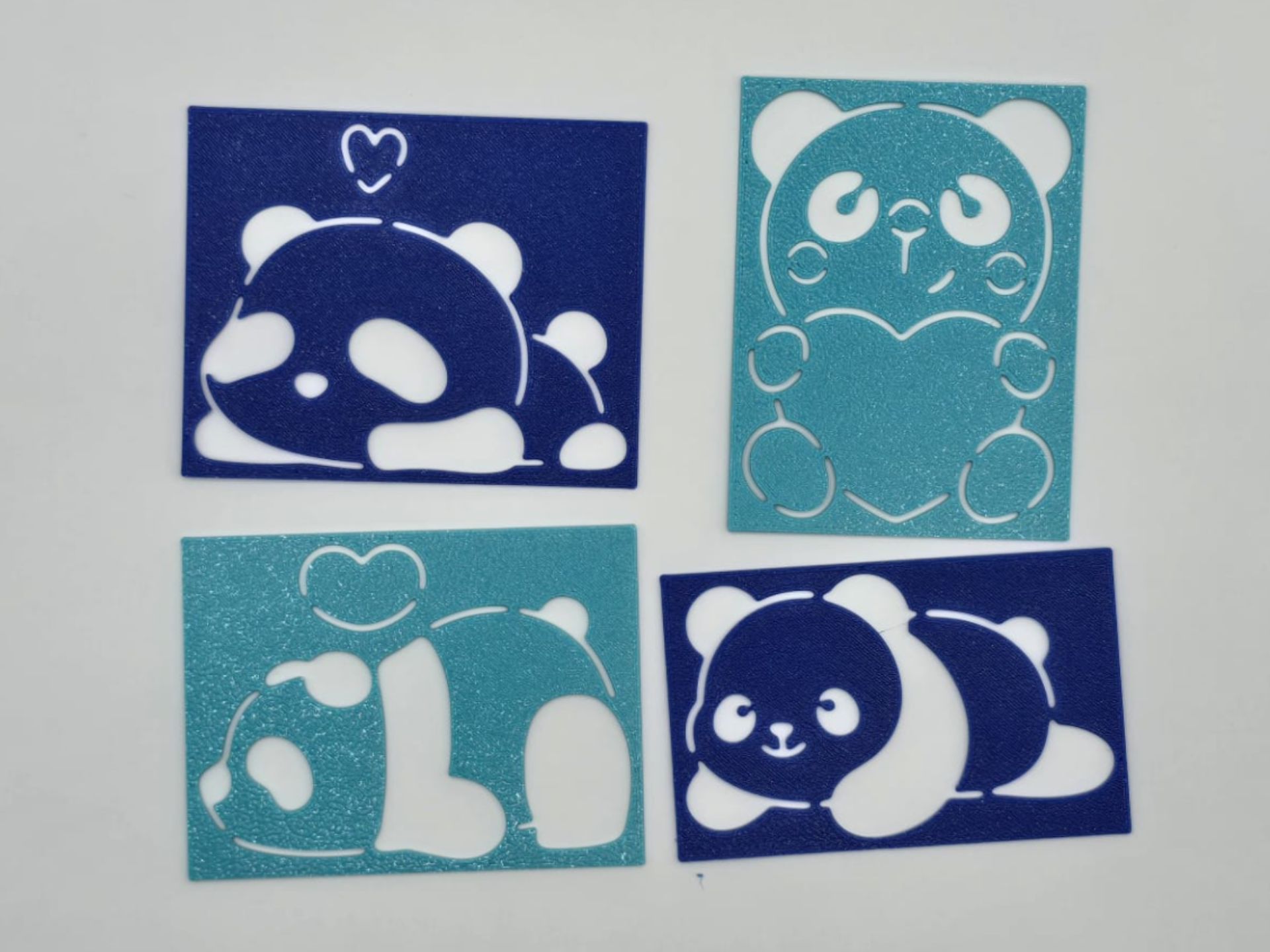 Cute Panda Stencil Bundle