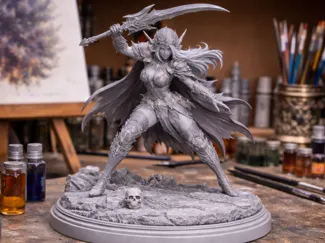 Fantasy Elfen Kriegerin 
