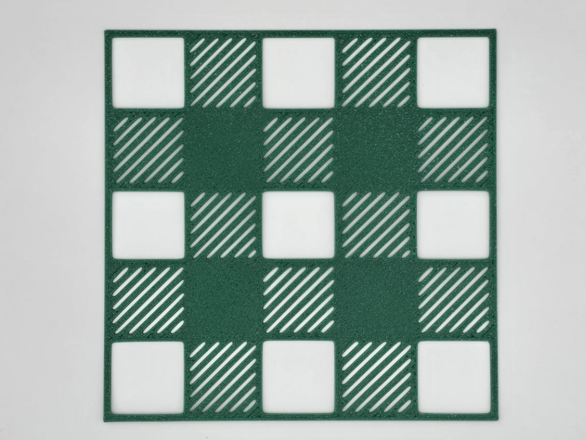 Checkerboard Pattern Stencil Template