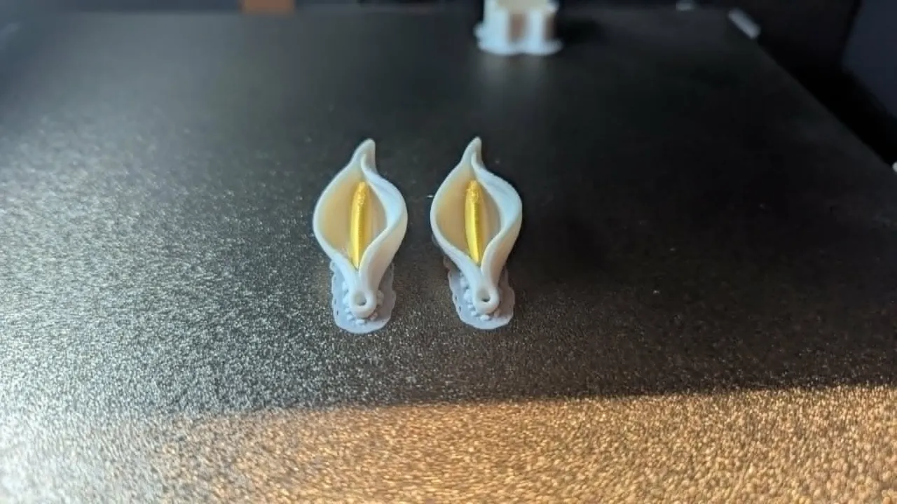 Calla Lily Earrings view 4