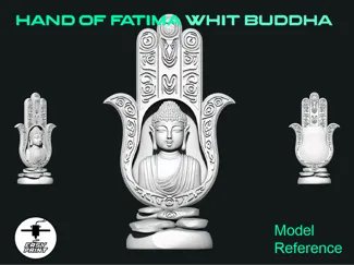 Mano de fatima con Buda