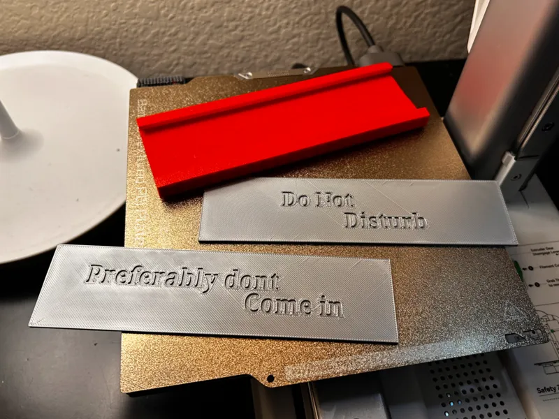 Door Privacy Plates