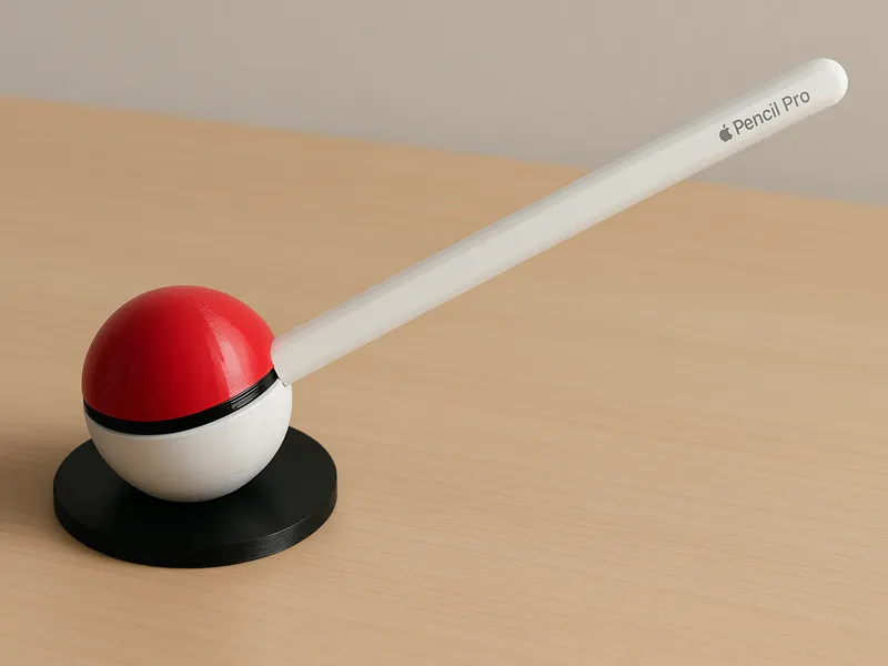 精灵球Apple Pencil 支架(PokeBall Apple Pencil Holder) 