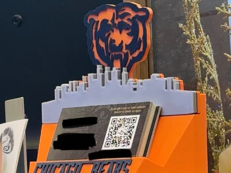 No AMS Chicago Bears Business Card Holder