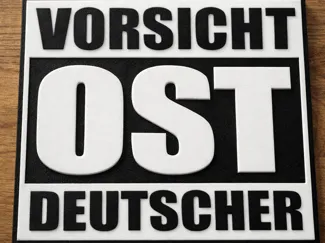 Vorsicht Ost Deutscher