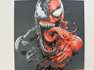 Venom vs Spiderman HueForge