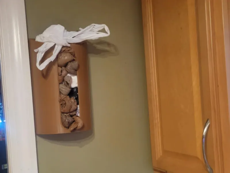 plastic bag holder