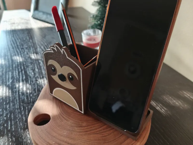 Desk Organizer – Cute Sloth