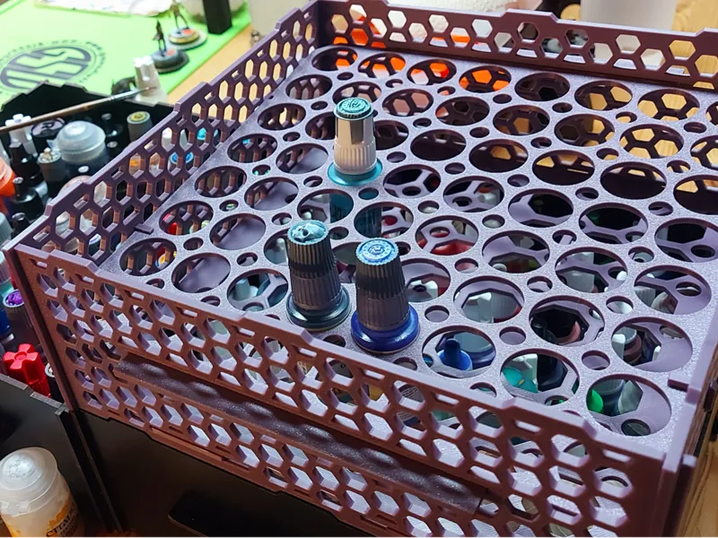 Stackable Paint Holder 25mm - Vallejo, AK, AP...