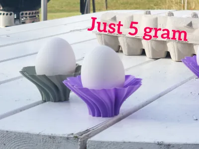 Egg Cup Egg Holder Flower Vase mode only 5 grams