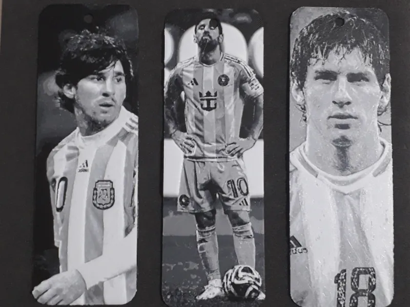 Lionel Messi bookmarks (set of 3)