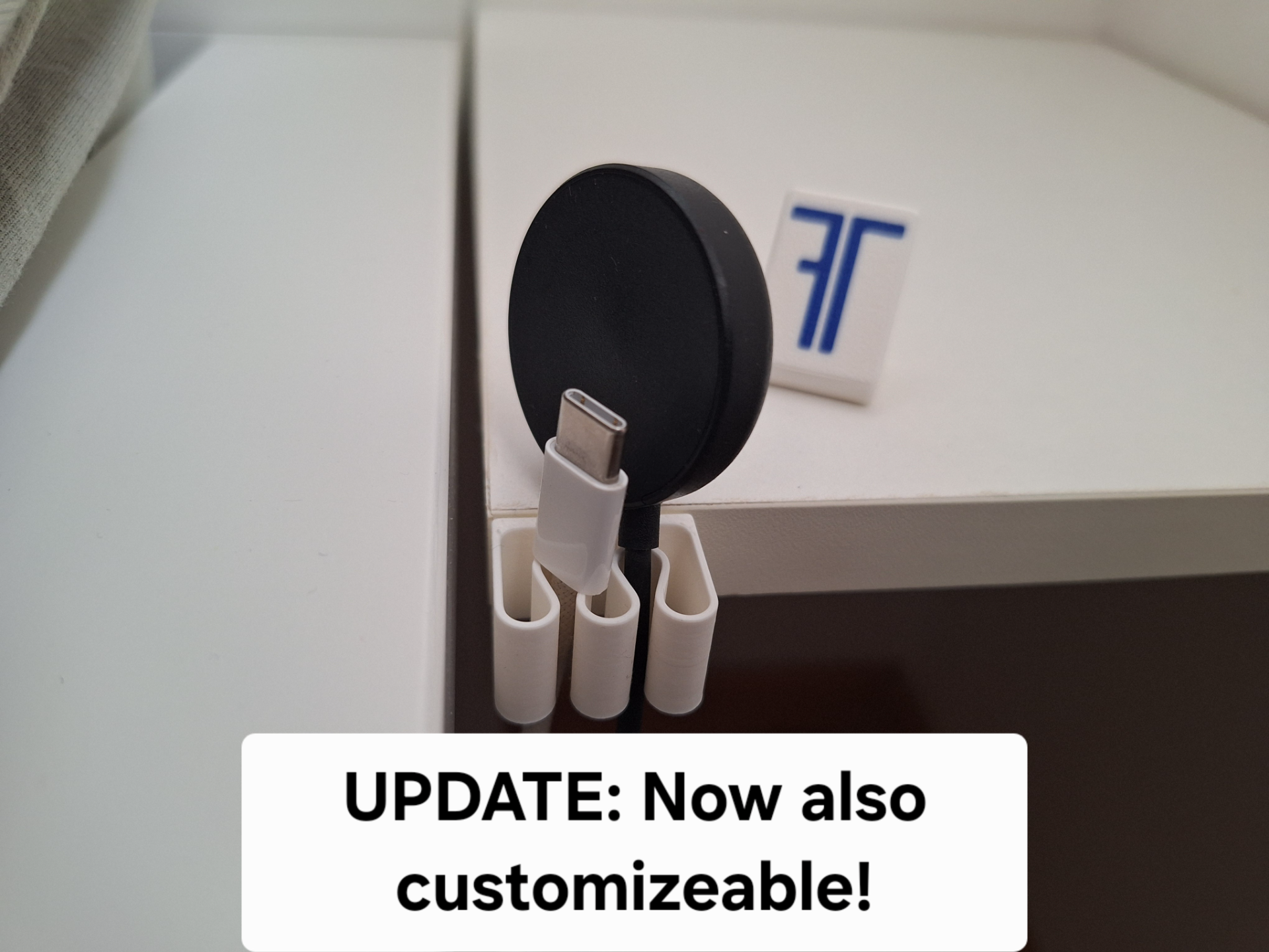 customizeable cable holder