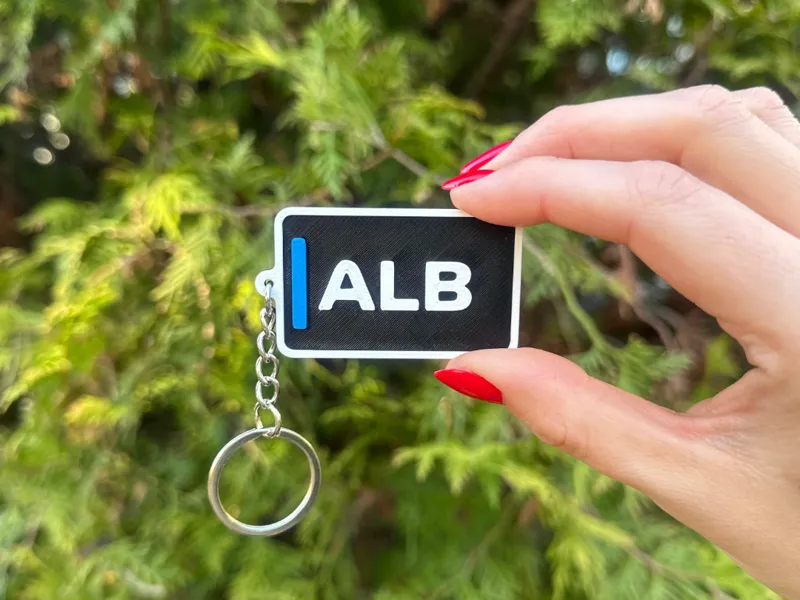 F1 Driver keychain