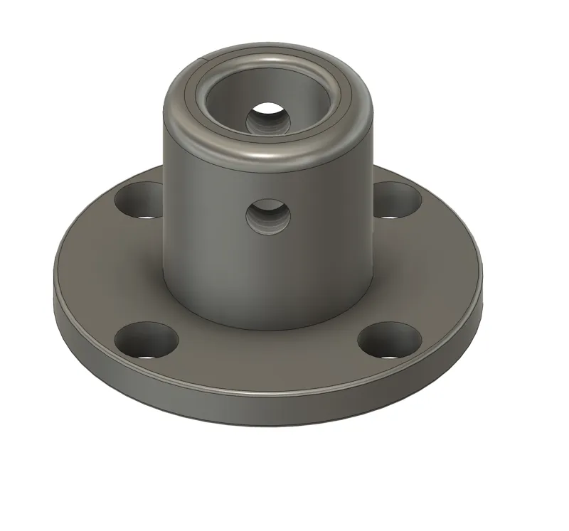 Coupler for dc motor / shaft - attachment