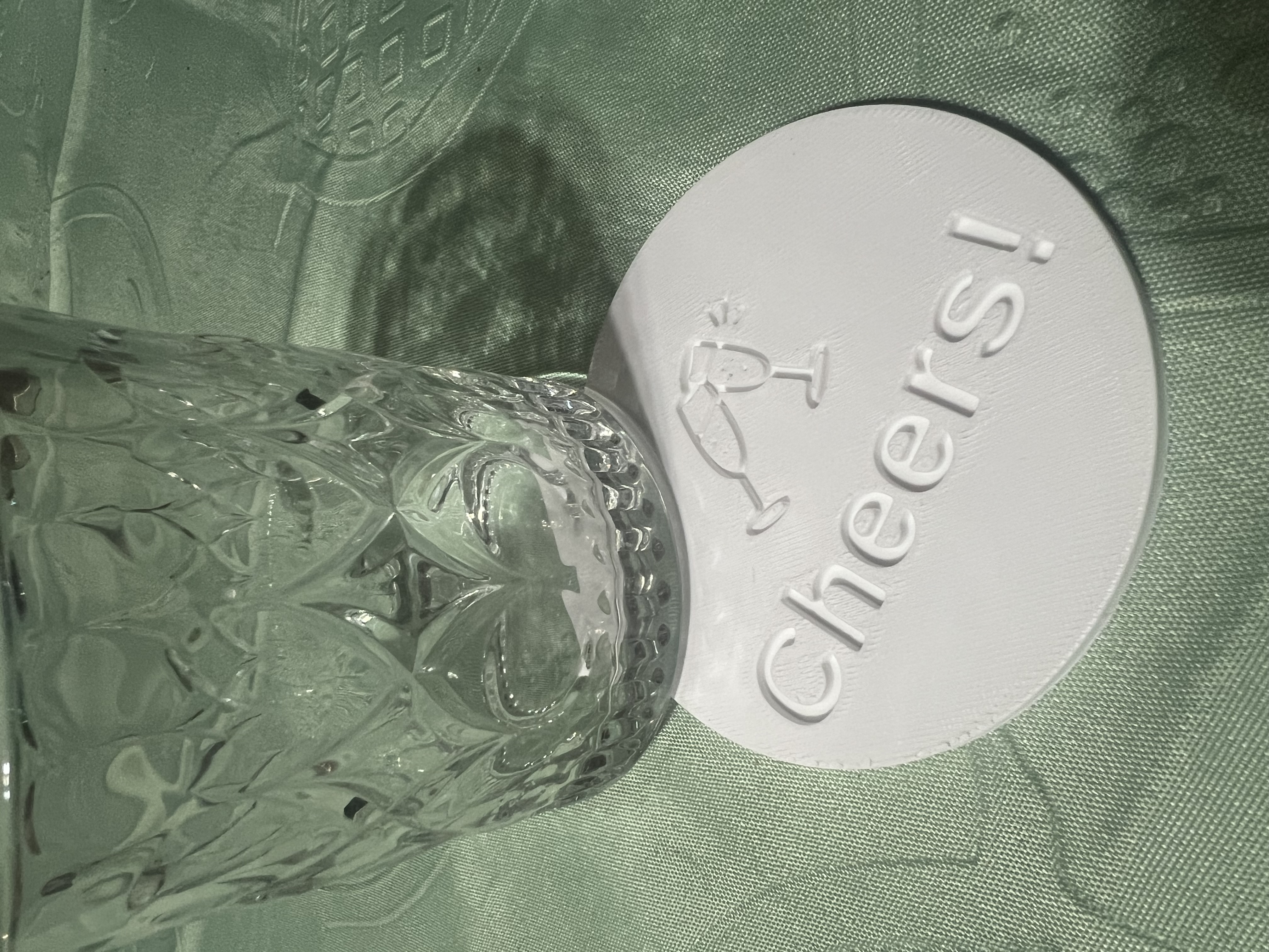 Miniatura 1 do modelo 3D Personalize your coaster!