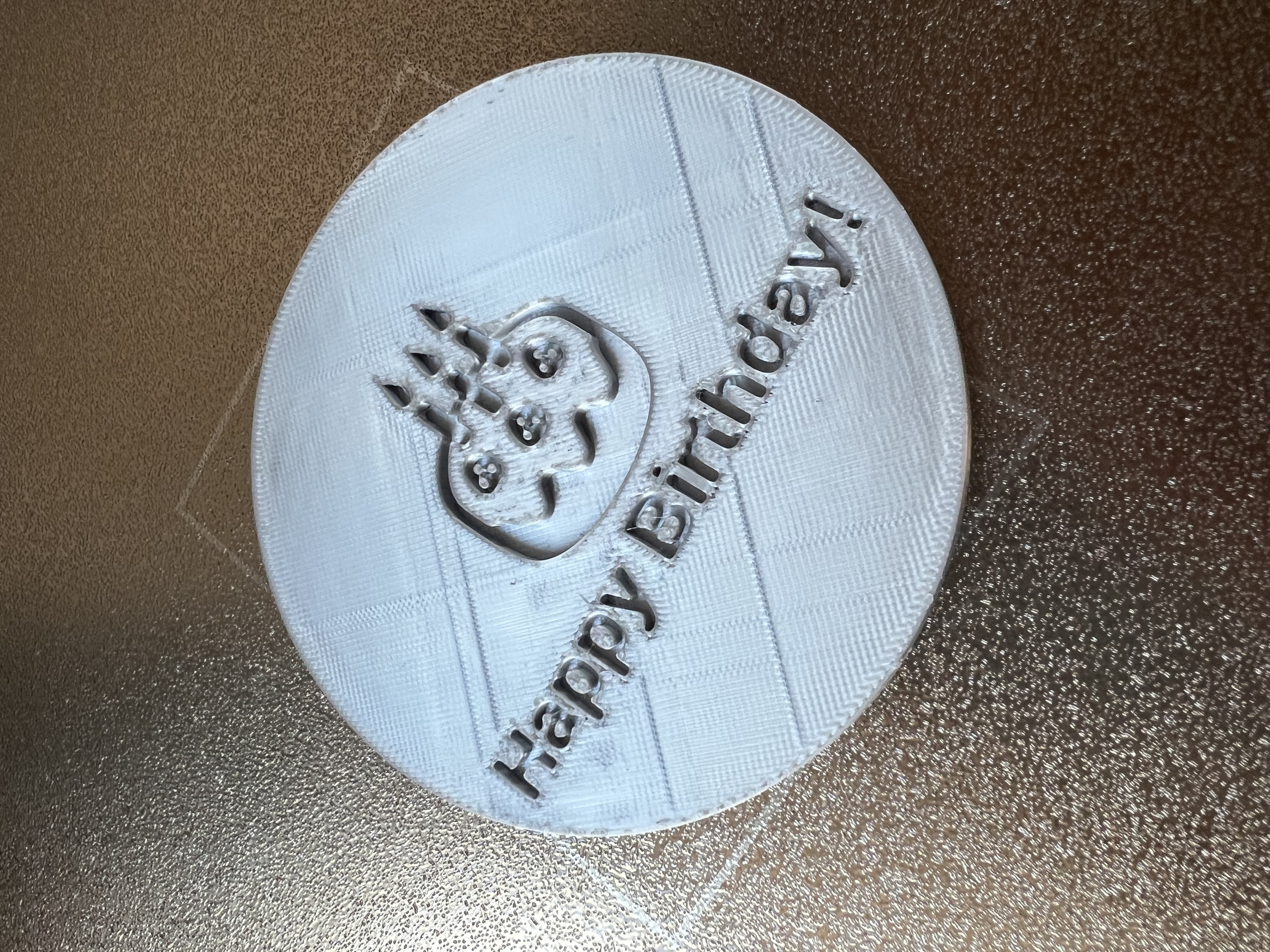 Miniatura 3 do modelo 3D Personalize your coaster!